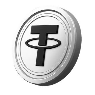 Na seção de informações da conta, moeda Tether USDT